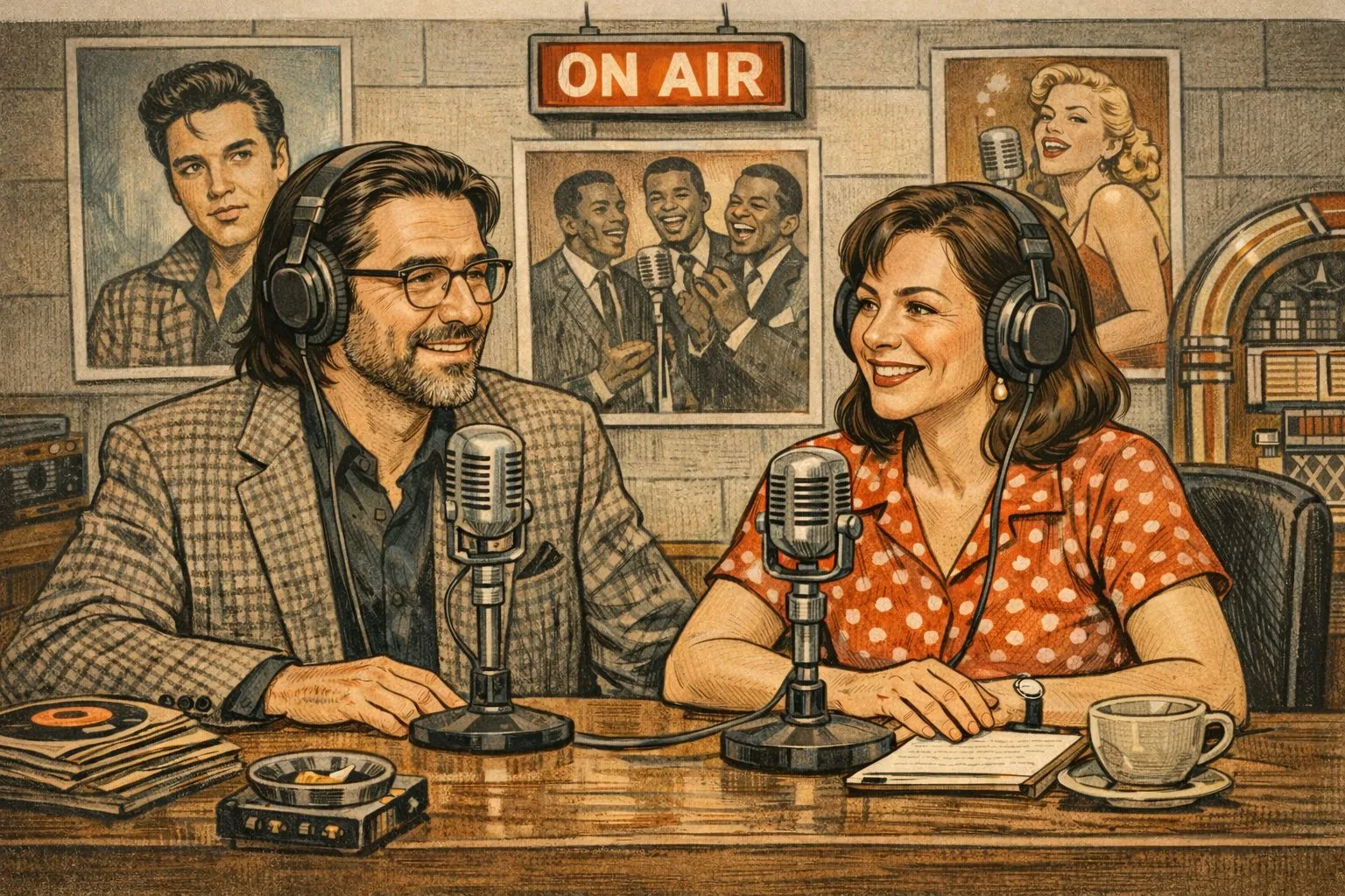 Cover art for the podcast episode Music of the 1950s - Intimacy, Control & the Birth of Modern Listening