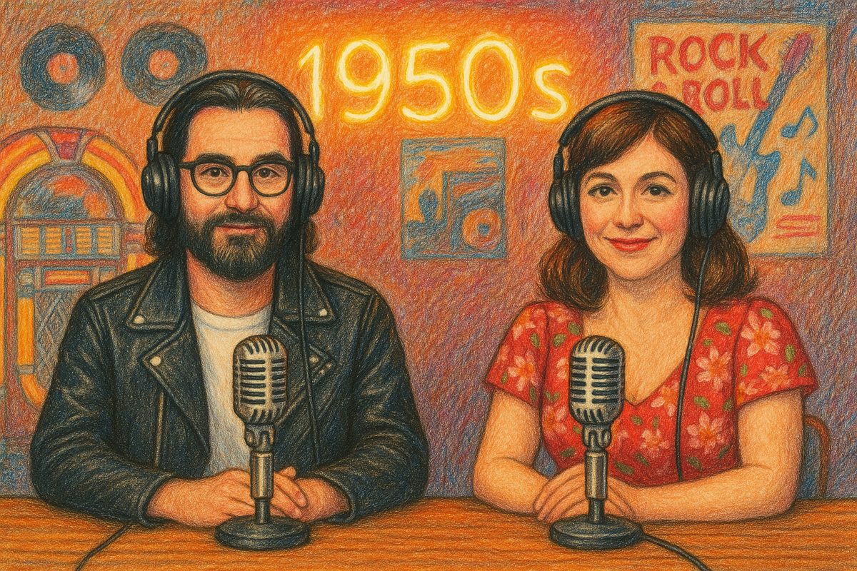 Cover image for The 1950s – The Birth of Rock & Roll podcast episode