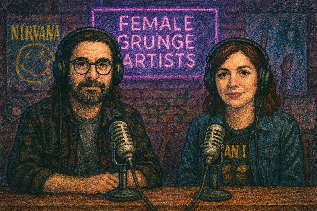Cover image for Female Grunge Artists: Distorted Truths & Defiant Voices podcast episode